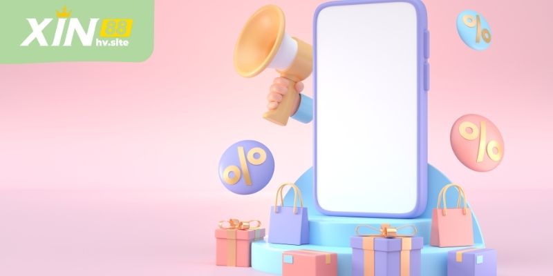 Danh sách khuyến mãi xin88 hiển thị điều kiện và thời gian áp dụng