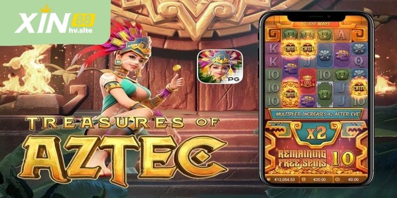 Biểu tượng và luật nổ hũ Aztec được hiển thị trực quan