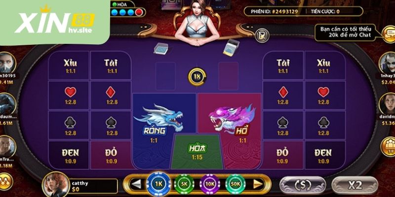 Hội viên áp dụng chiến thuật trong rồng hổ online