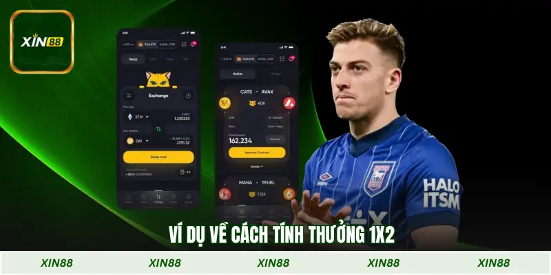 Ví dụ về cách tính thưởng 1x2